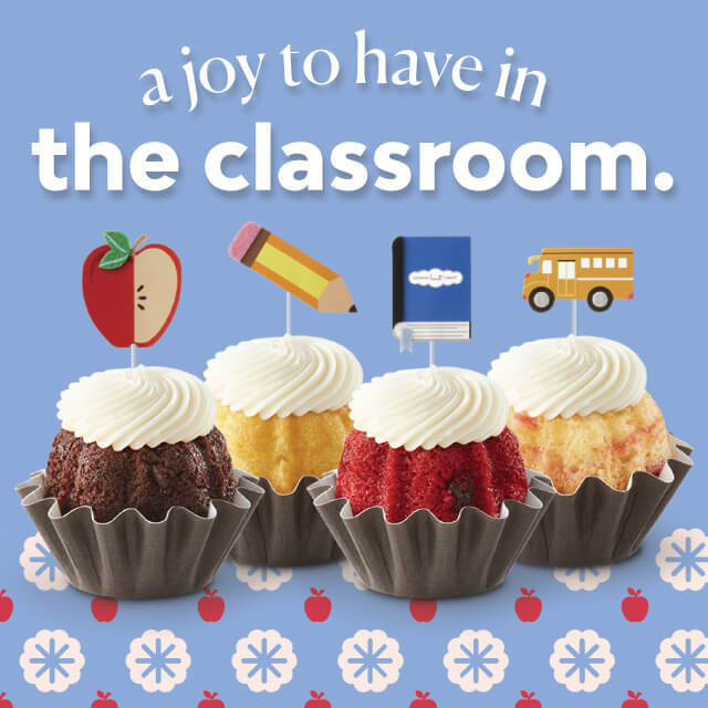 a joy to have in the classroom featuring Best in Class Bundtinis