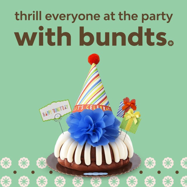 Thrill everyone at the party with bundts.