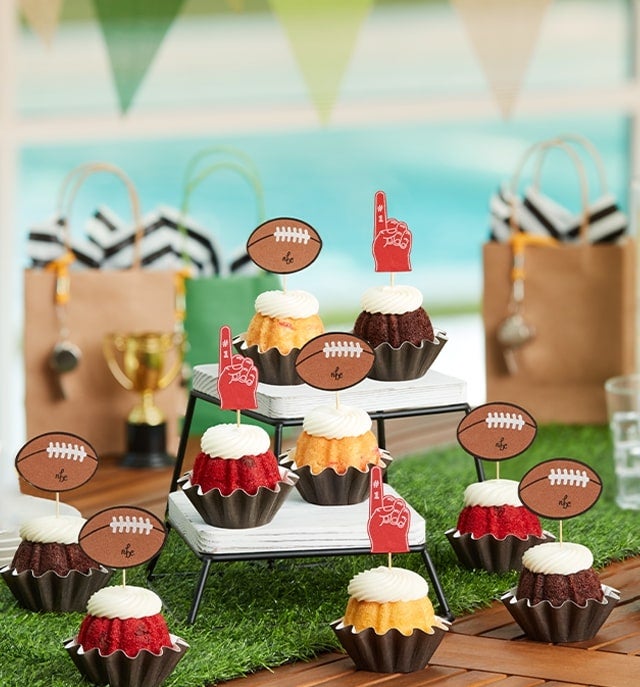 Watch party and tailgate treats Football Bundtinis