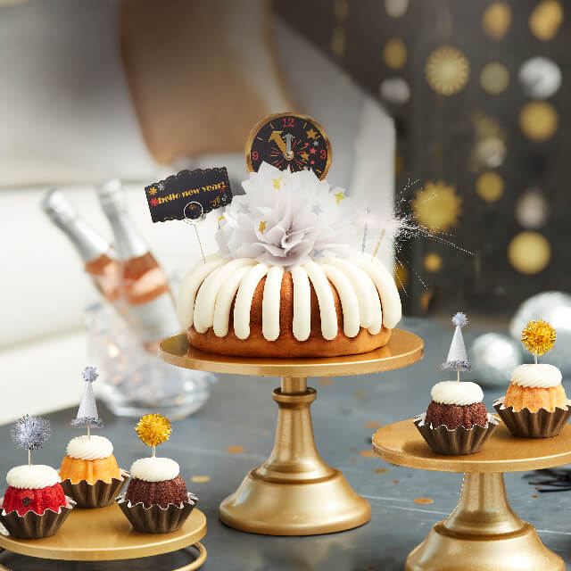 Ring in 2024 with a bundt featuring Hello New Year Bundt Cake.