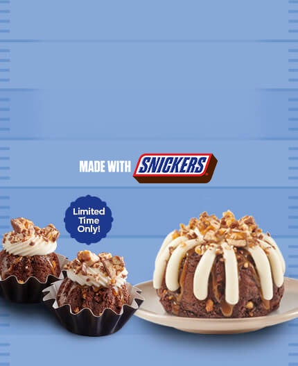Touchdown Made With SNICKERS® flavor Bundtlet and Bundtinis