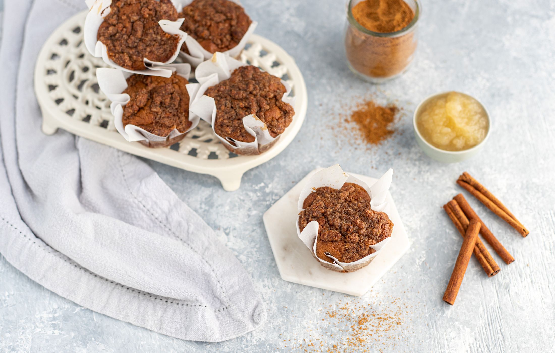 Grain-free Apple Cinnamon Muffins