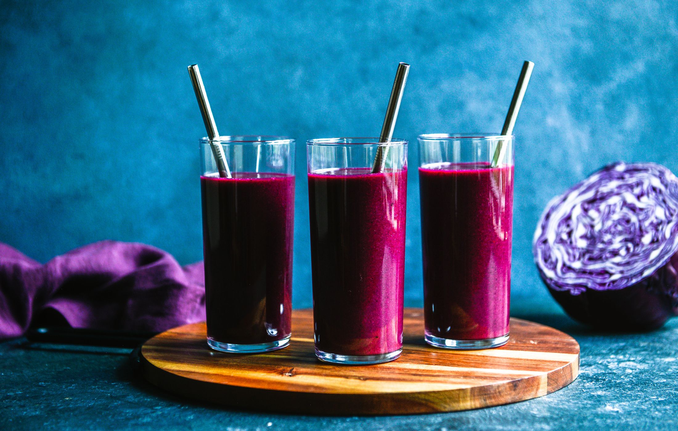 BLUEBERRY-CABBAGE DETOX SMOOTHIE-1