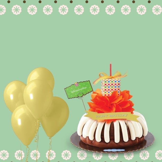 Complete your party featuring Delicious Wishes Bundt Cake