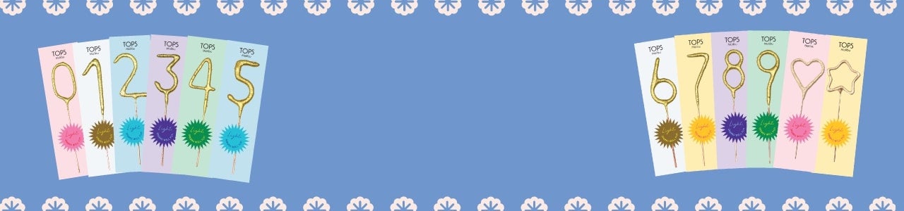 Complete your party with candles.