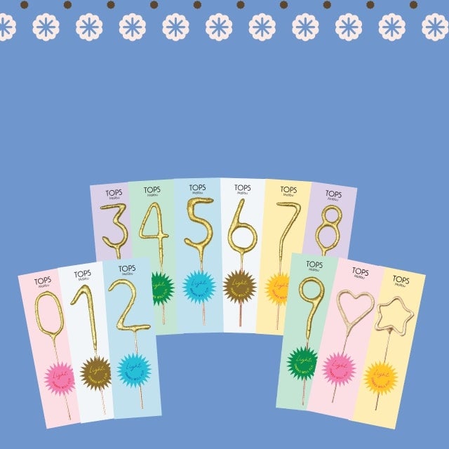 Complete your party with candles.