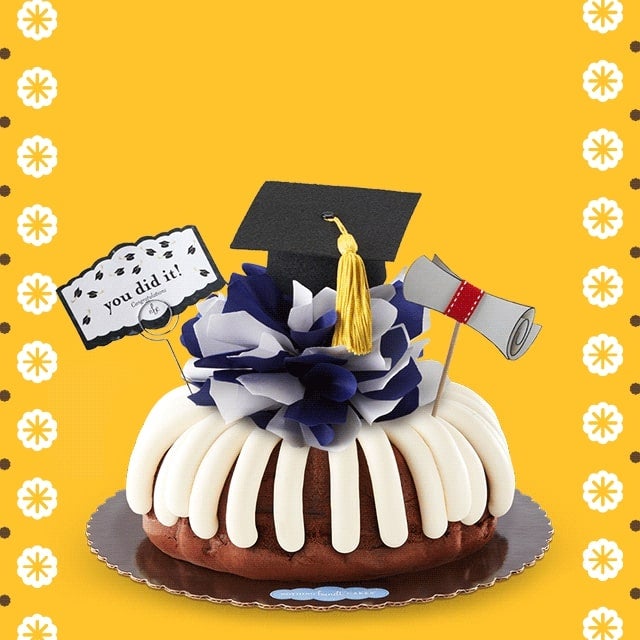 Pomp, circumstance and frosting. Featuring You Did It Bundt cake.