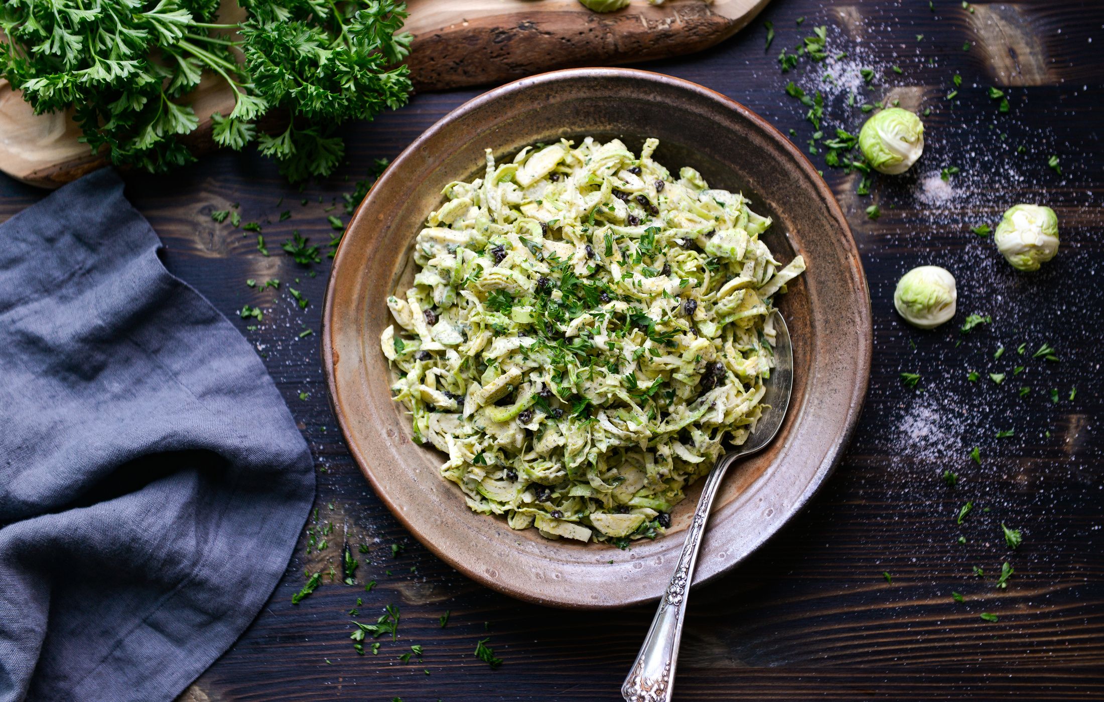 CREAMY DAIRY-FREE BRUSSELS SPROUTS SLAW-1