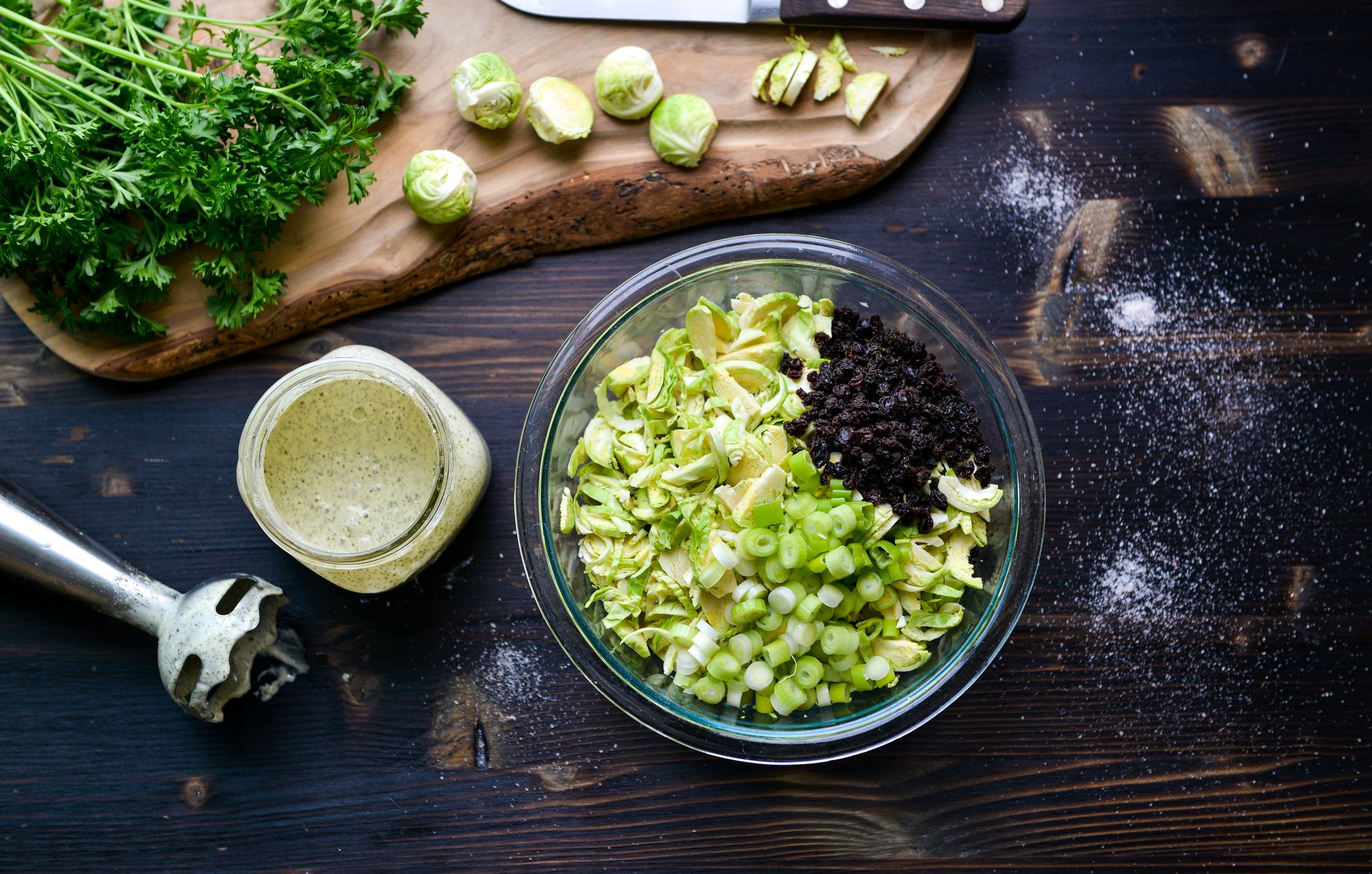 CREAMY DAIRY-FREE BRUSSELS SPROUTS SLAW-2