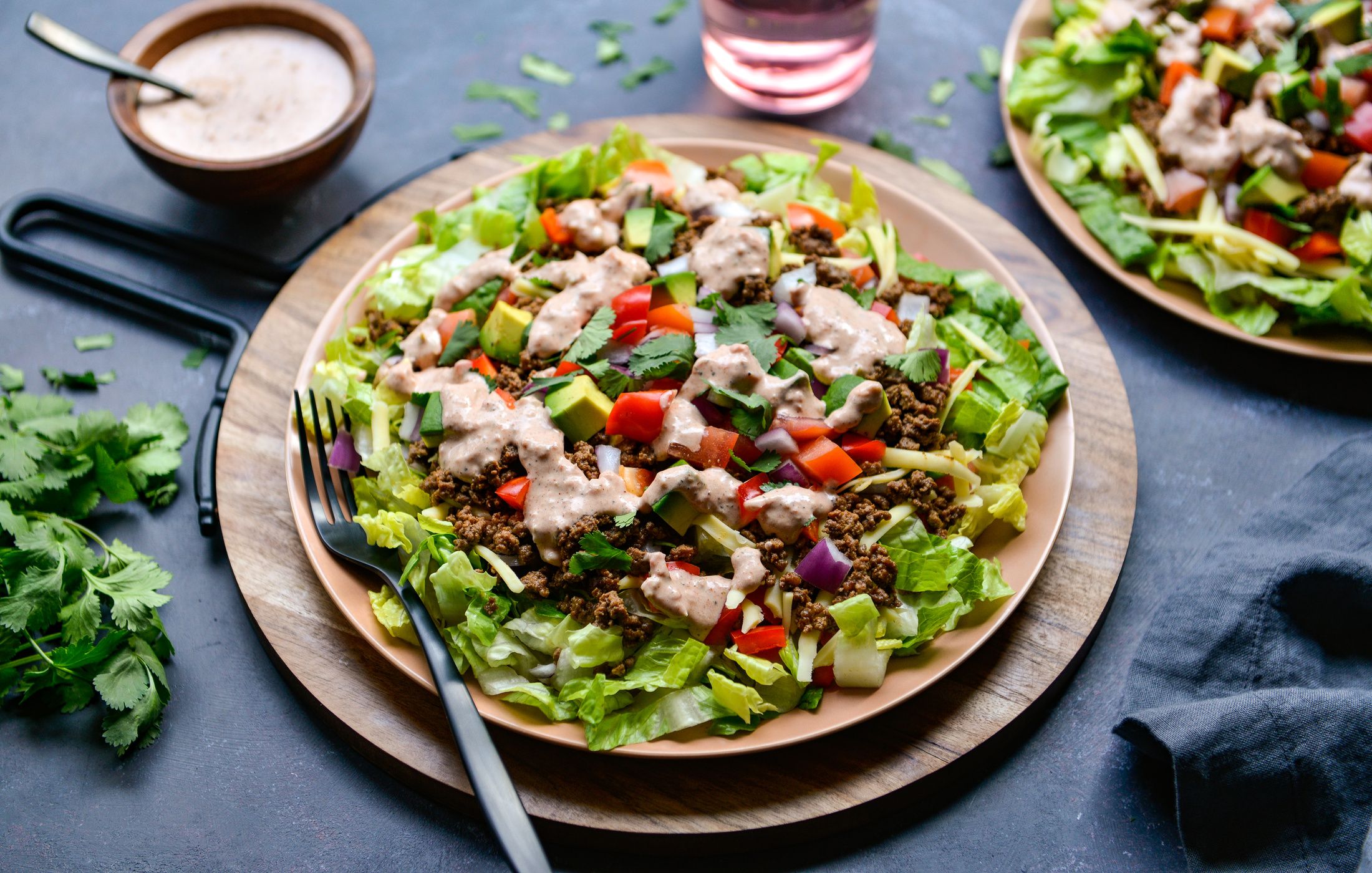 GROUND BEEF TACO SALAD-3