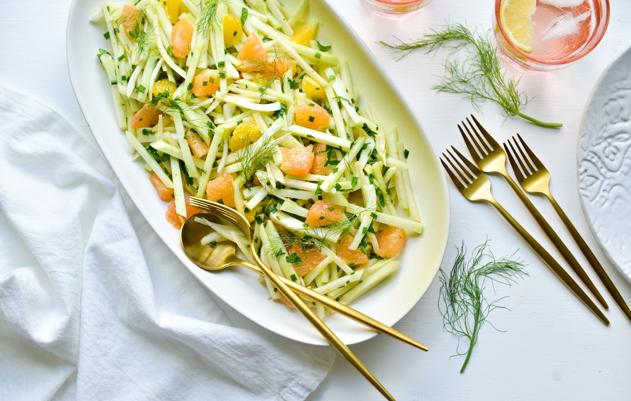 KOHLRABI FENNEL AND CITRUS SLAW-1