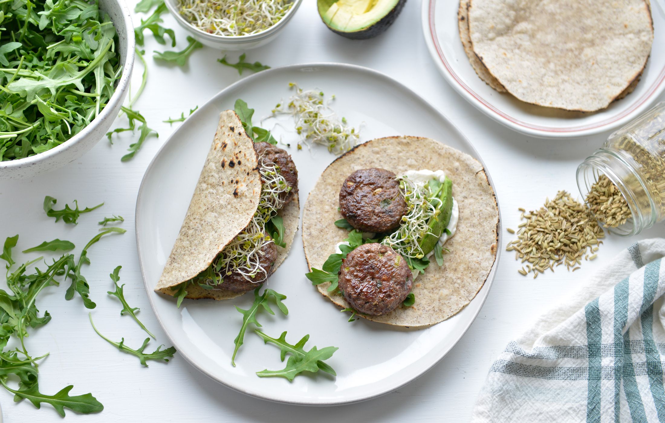LAMB BREAKFAST SAUSAGE TACOS-1