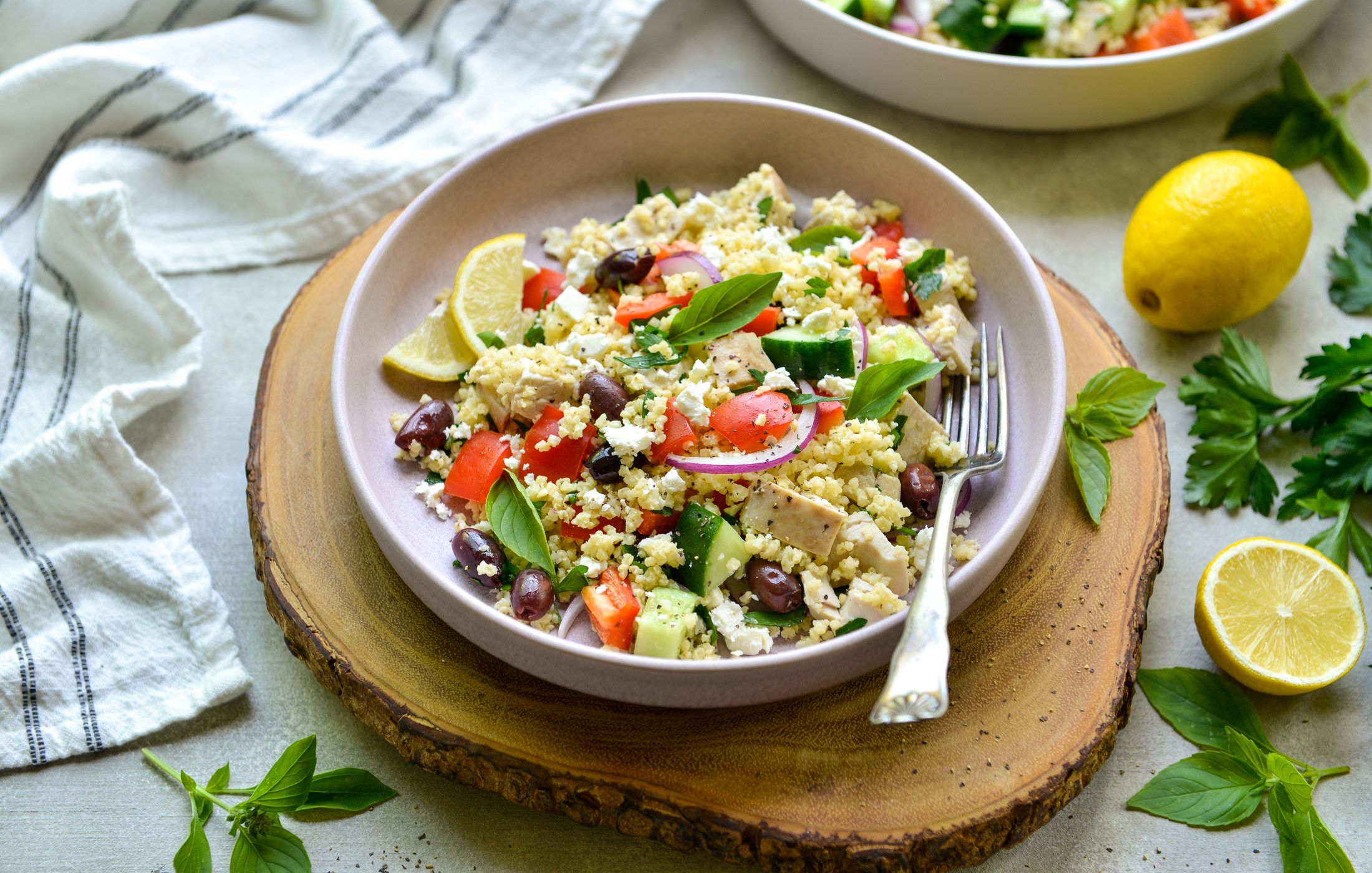 MEDITERRANEAN MILLET AND CHICKEN SALAD-2