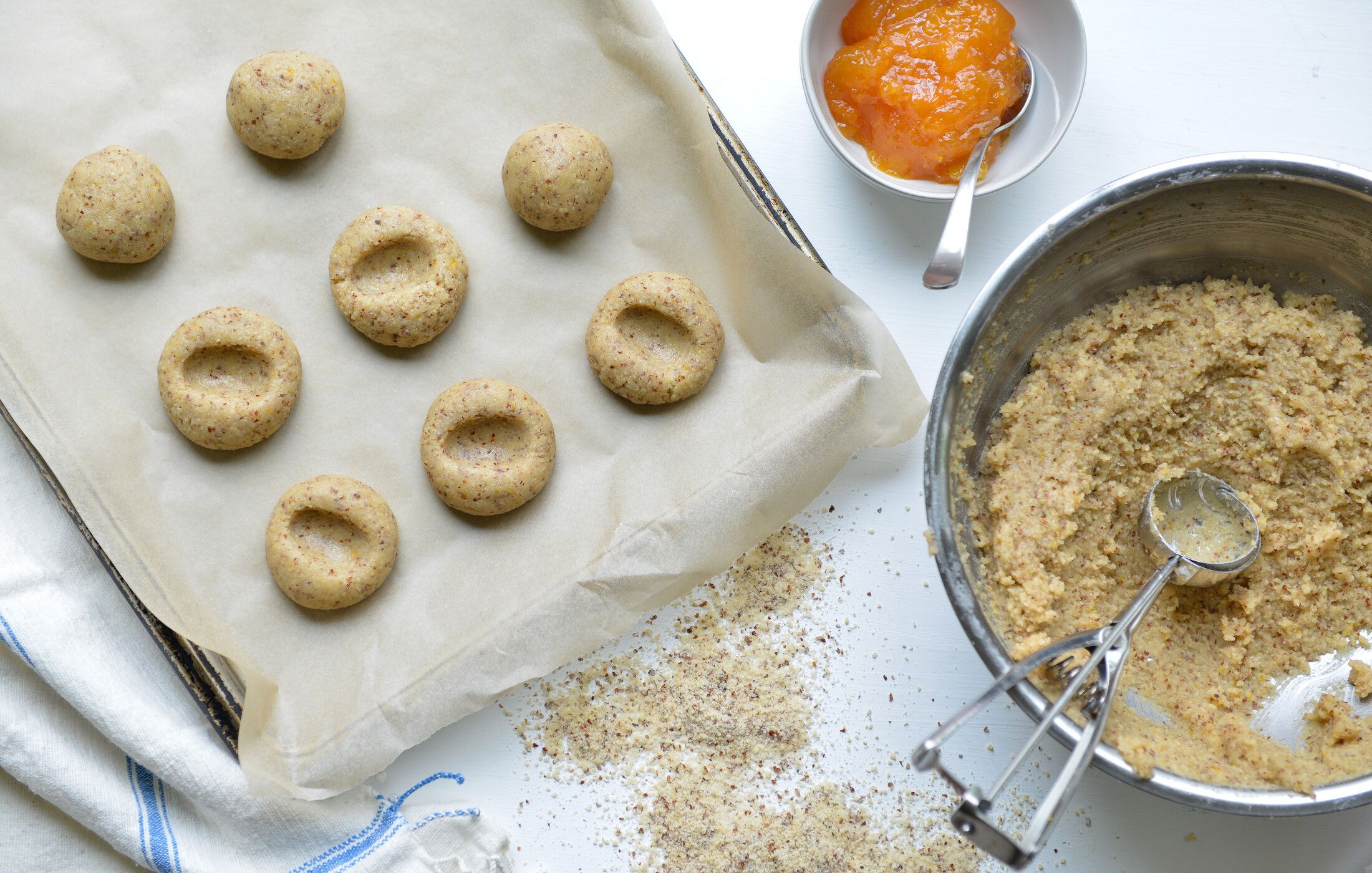 ORANGE HAZELNUT THUMBPRINT COOKIES-3