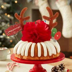 Baking Spirits Bright Bundt Cake in Classic Vanilla